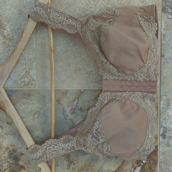 38C Comfort Choice Comfortchoice Front-Close Nude Lace Bra - Picture 1 of 10